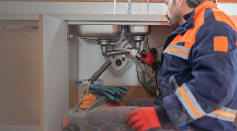 Professional slab leak plumber services in Switz City, IN